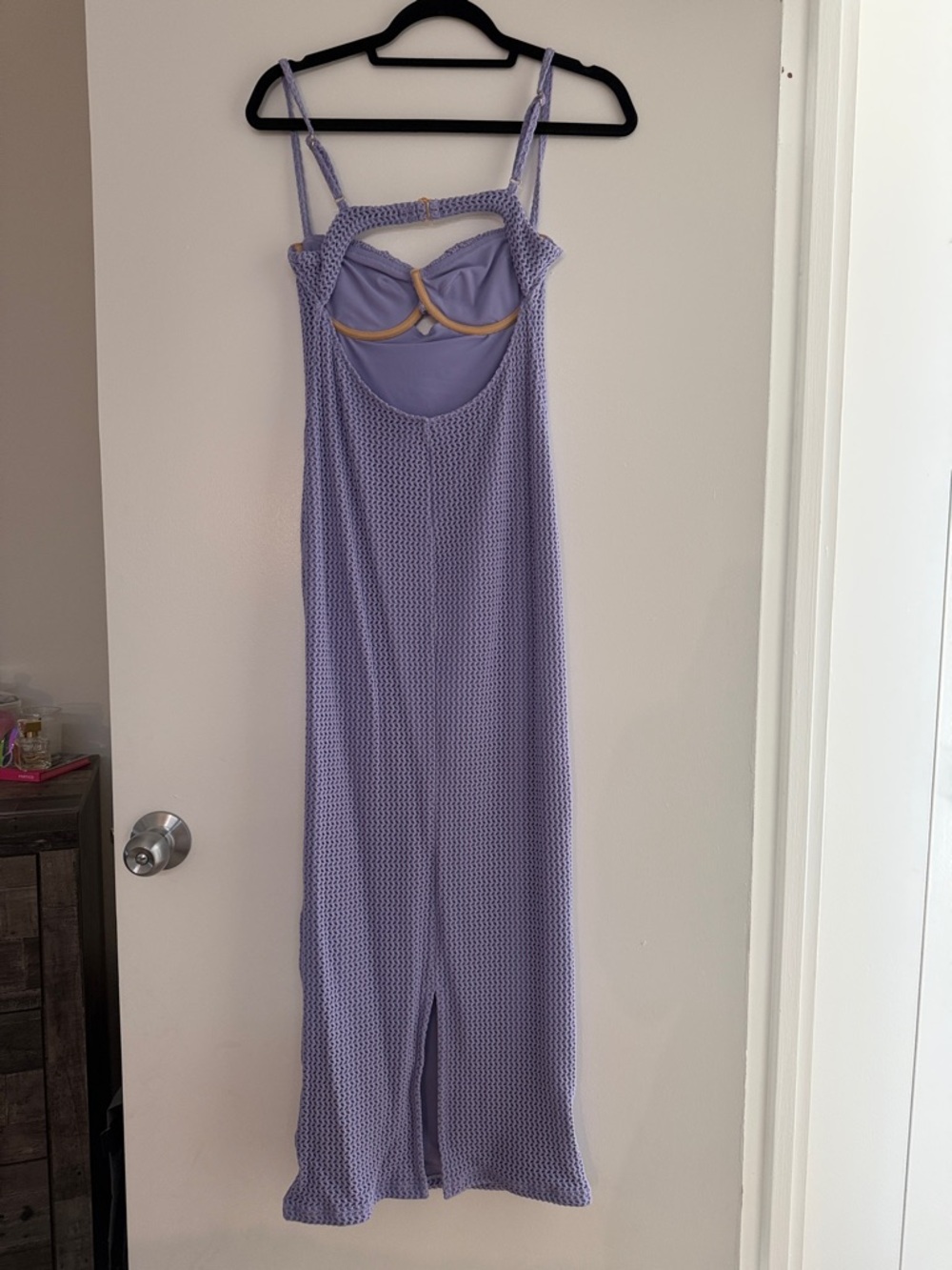 Montce Lavender Crochet Maxi Dress - Picture 6 of 7